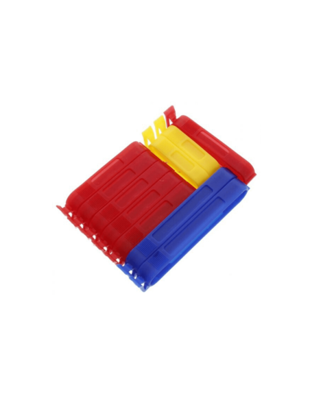 Set of 10 Westmark bag clips in multicolored PP