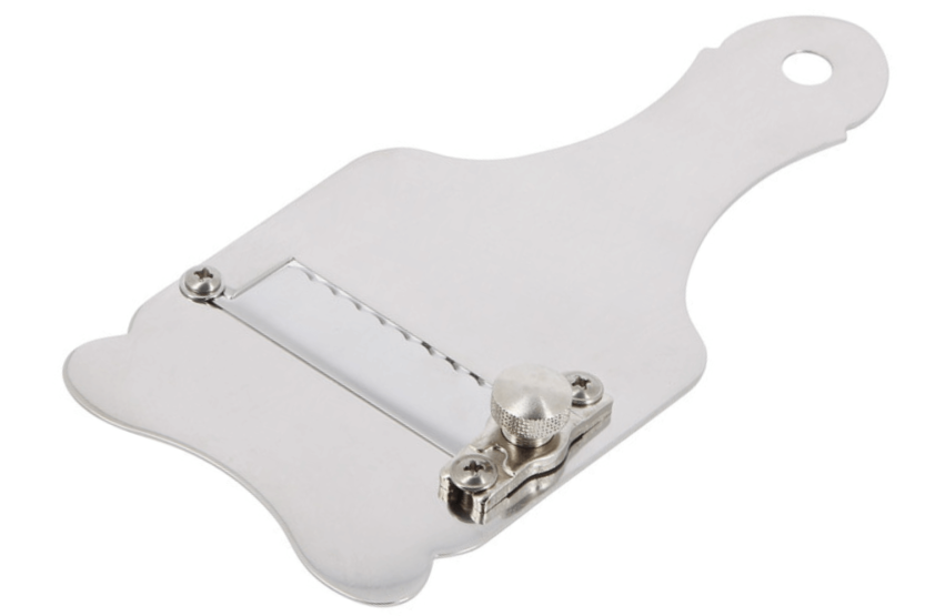 Adjustable stainless steel truffle cutter