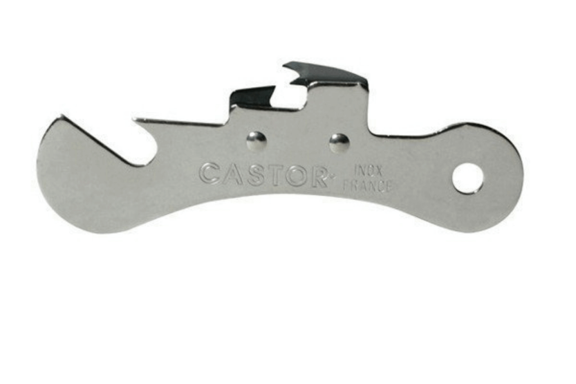 Castor koolstofstalen blikopener 9,5cm