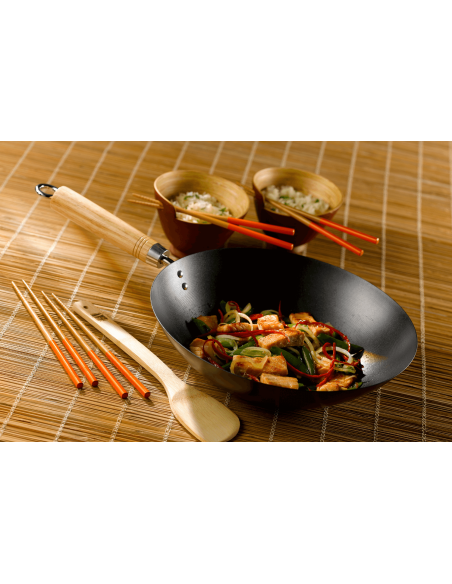 Dexam Be a wok star wok antiadherente para 2 a 3 personas diámetro 30cm