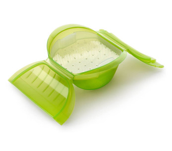 Lékué Maxi groene stoomdoos met filter