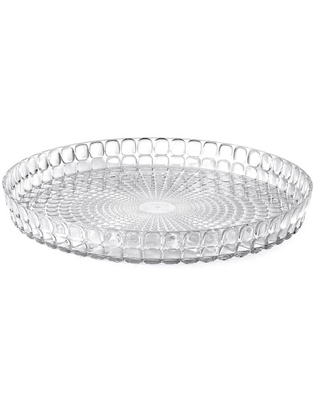 Bandeja acrílica transparente redonda Guzzini Tiffany Ø35cm