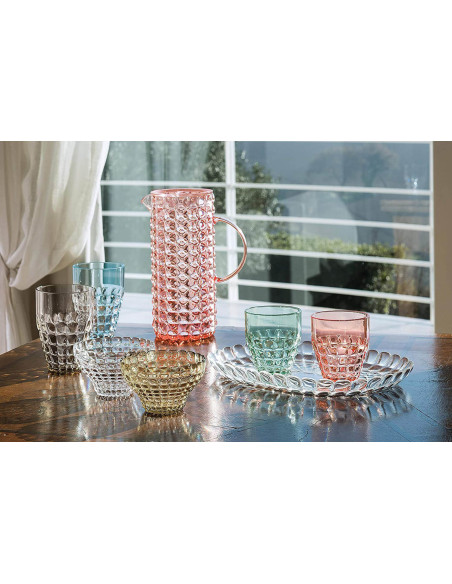 Guzzini Tiffany gjennomsiktig serveringsfat i akryl 45x31x4,5cm