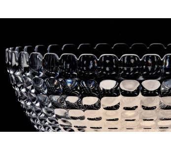 Ensaladera Guzzini Tiffany transparente en acrílico 2