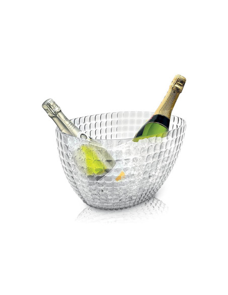 Guzzini Tiffany transparent acrylic champagne bucket