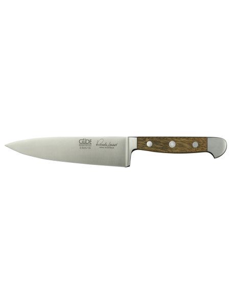 Faca de chef em aço forjado Güde Alpha Chêne 16cm