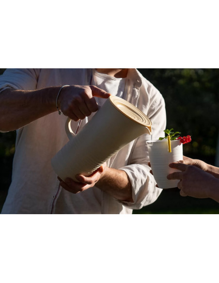 Guzzini Tierra decantador blanco en botellas recicladas 1.8L