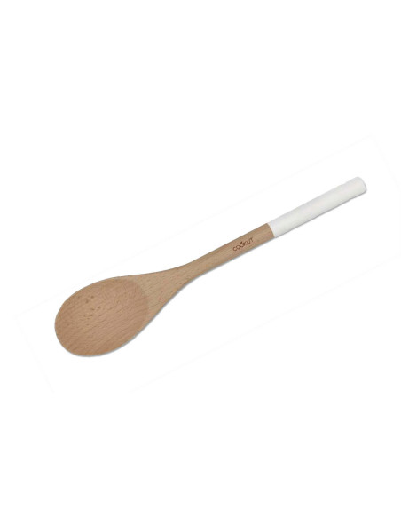 Cookut MJUBL Juego de cuchara y cucharón de madera de 6,5cl en blanco polar