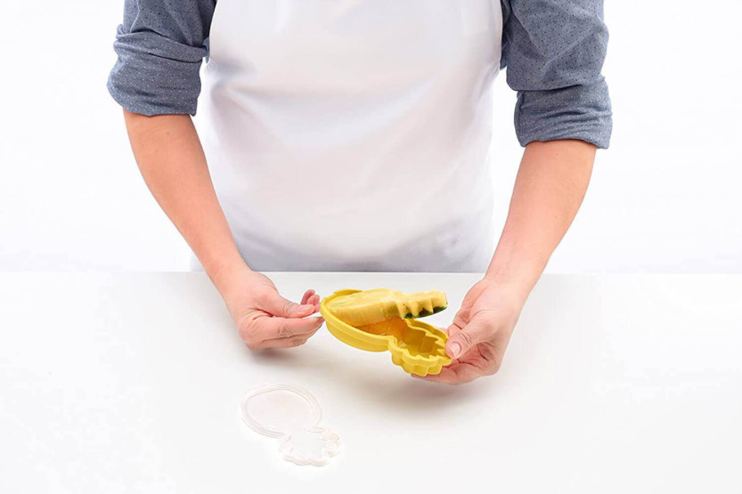 Forma de gelado de silicone Lékué Platinum - Forma de ananás