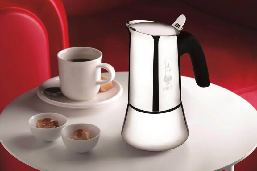 Cafeteira italiana Bialetti Venus 460 ml 10 chávenas compatível com indução