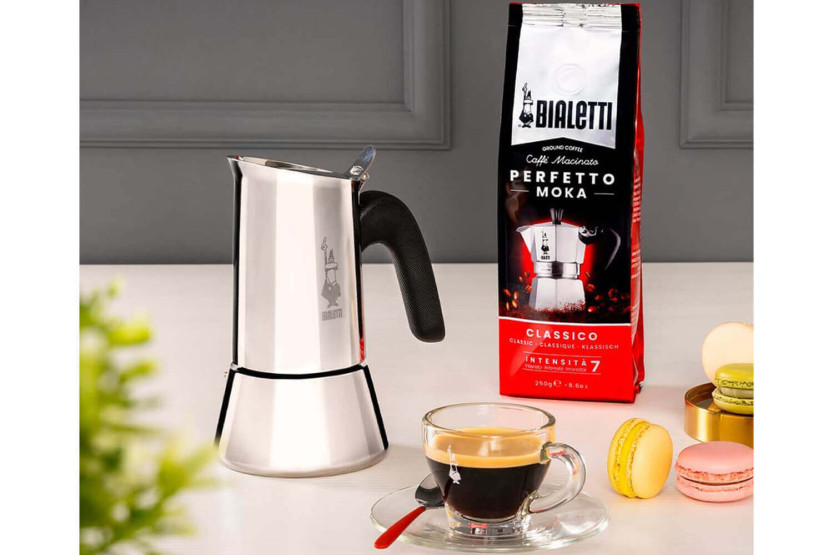 Cafeteira italiana Bialetti Venus 460 ml 10 chávenas compatível com indução