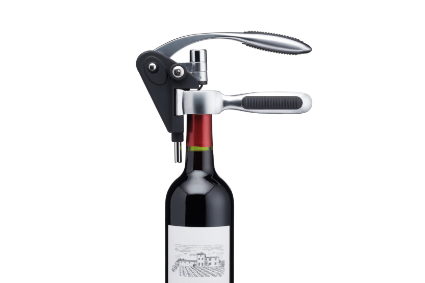Caixa de vinho em aço inoxidável com 5 peças BarCraft