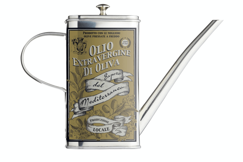 KitchenCraft roestvrijstalen gieter 500 ml met wereld van smaken