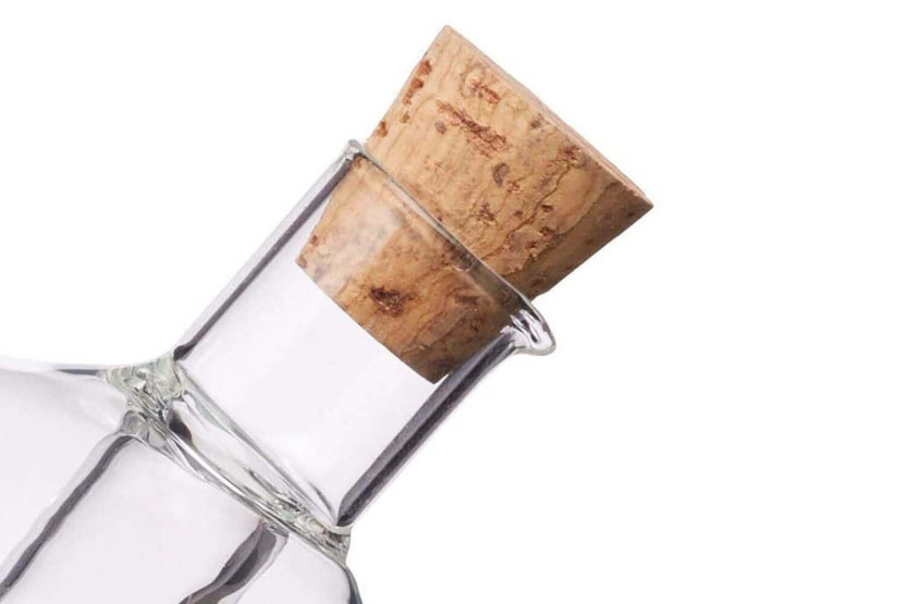 2 in 1 KitchenCraft round oil and vinegar bottle
