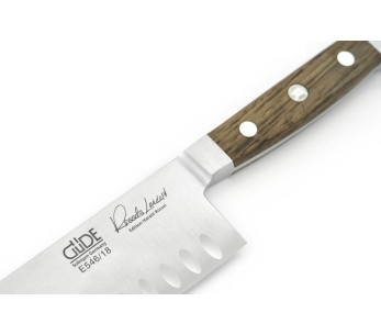 Güde Alpha Chêne 18cm santoku mes in gesmeed staal 2