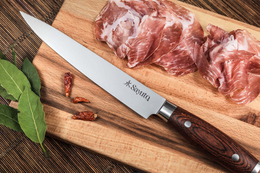 Cuchillo de trinchar Sayuto Pakka X50 20,5cm