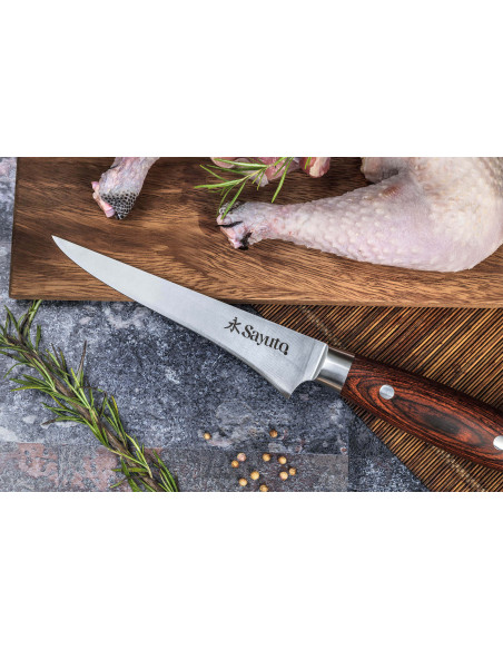 Cuchillo deshuesador Sayuto Pakka X50 15cm