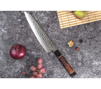 Sayuto Desert Damaskus hamret kokkekniv 21 cm 2
