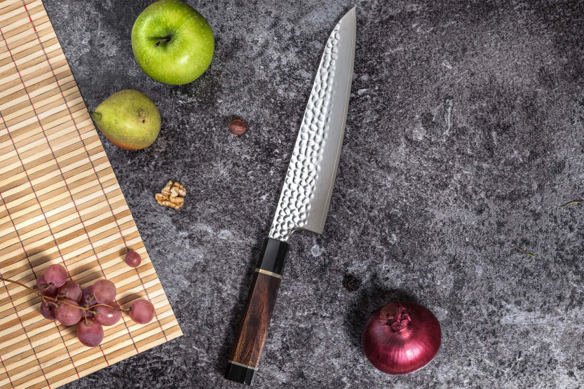 Sayuto Desert Damascus hamret kokkekniv 21 cm