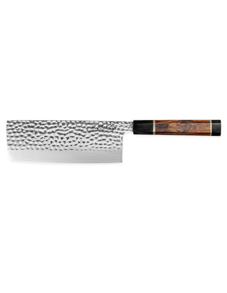 nakiri knife Sayuto Desert Damas martelé 17cm