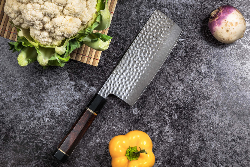 nakiri-kniv Sayuto Desert Damas martelé 17cm