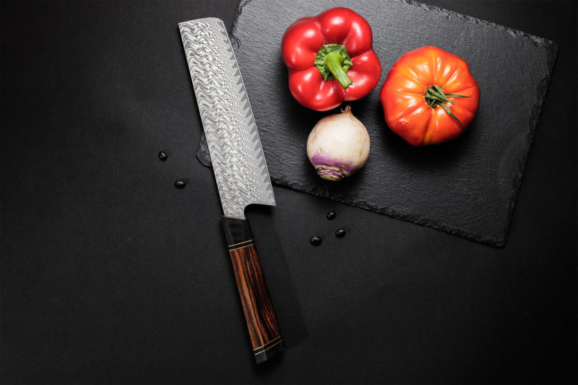 cuchillo nakiri Fukito Desert Damas 67 couches 18cm