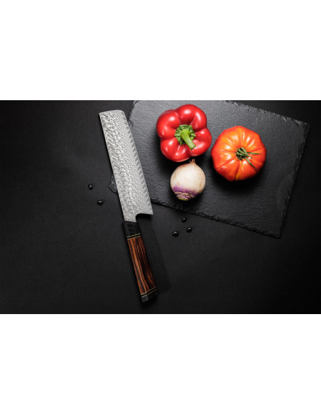 coltello nakiri Fukito Desert Damas 67 couches 18cm