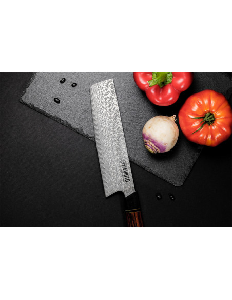 cuchillo nakiri Fukito Desert Damas 67 couches 18cm
