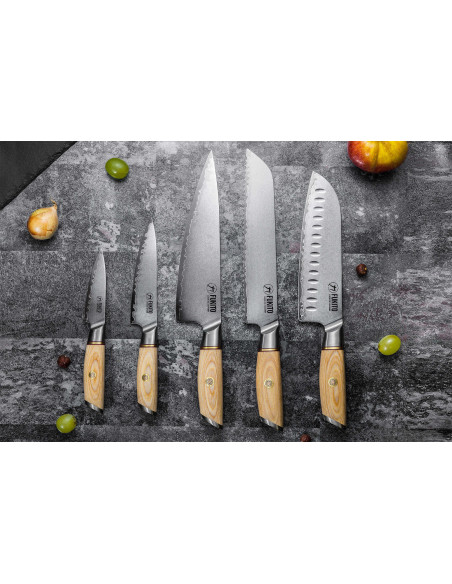 Kochmesser Fukito Pakka San Mai 21cm