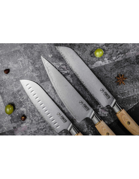 Fukito Pakka San Mai kokkiveitsi 21cm