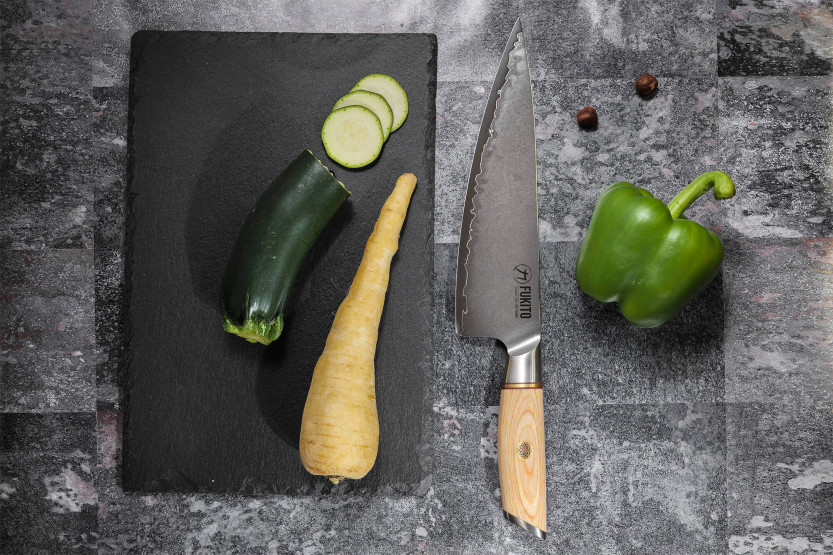 Fukito Pakka San Mai Chef ' s knife 21cm