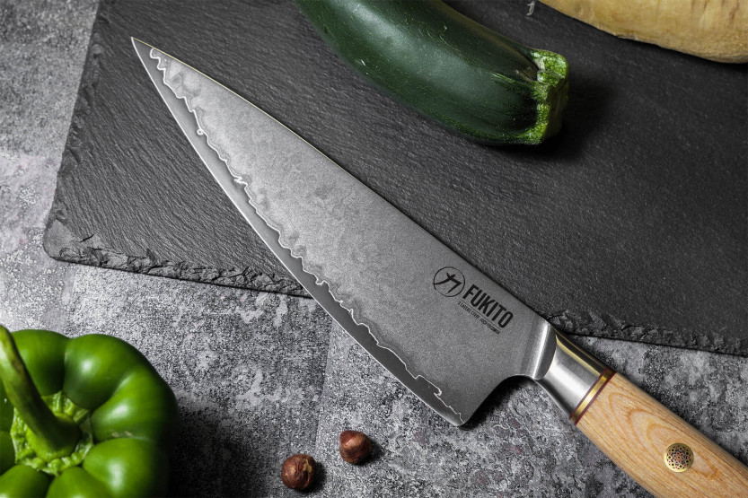 Fukito Pakka San Mai Chef ' s knife 21cm