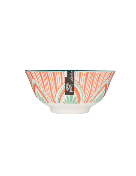 Cuenco de gres esmaltado Kitchen Craft con motivo folclórico