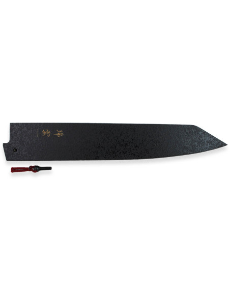 Protector de hoja de madera de magnolia Kanetsugu Saya para cuchillo Sujihiki Zuiun