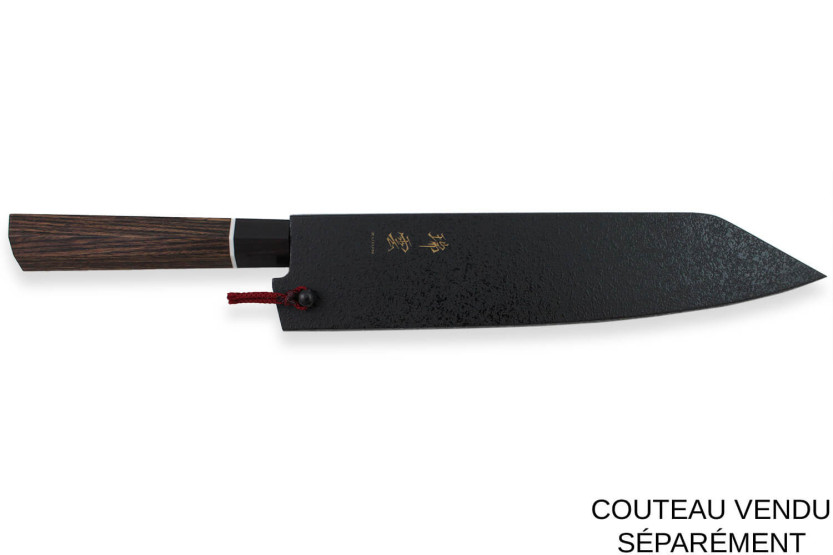 Protector de hoja de madera de magnolia Kanetsugu Saya para cuchillo de chef Kiritsuke Zuiun