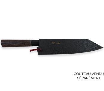 Proteção da lâmina em madeira de magnólia Kanetsugu Saya para faca santoku Zuiun 2