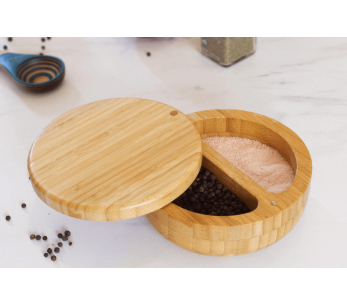 Magnetisk saltlåda Duo BA208561 Totally Bamboo i bambu 2