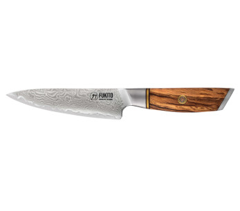 Fukito Oliva Damasco 14Cr 13cm cuchillo universal