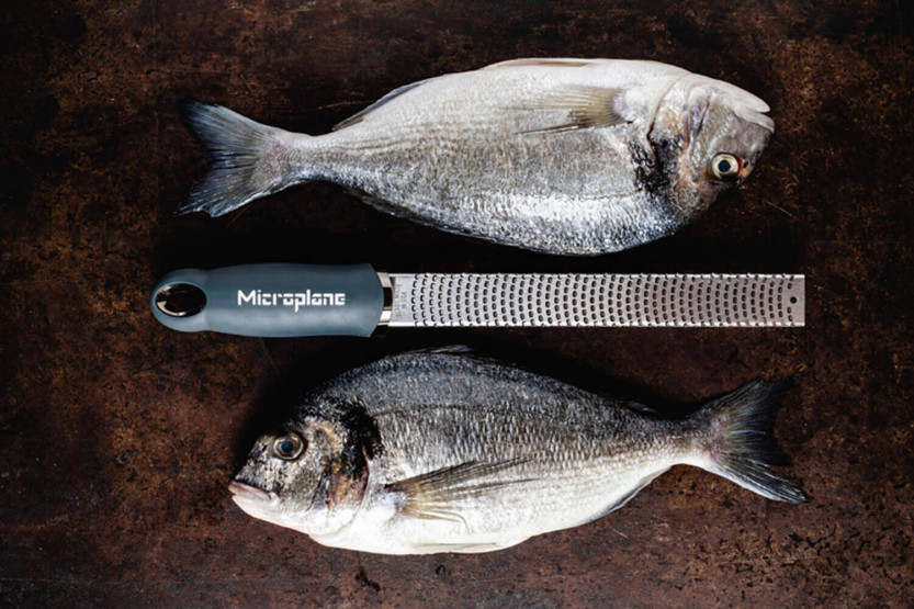Microplane Premium Classic Razor rivejern Storm Grey - 20,3 cm