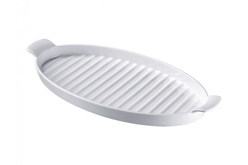 Westmark sparrisfat i vitt porslin 40 x 20cm