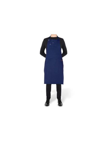 DutchDeluxes delantal de cocina de algodón para hombre con 5 bolsillos