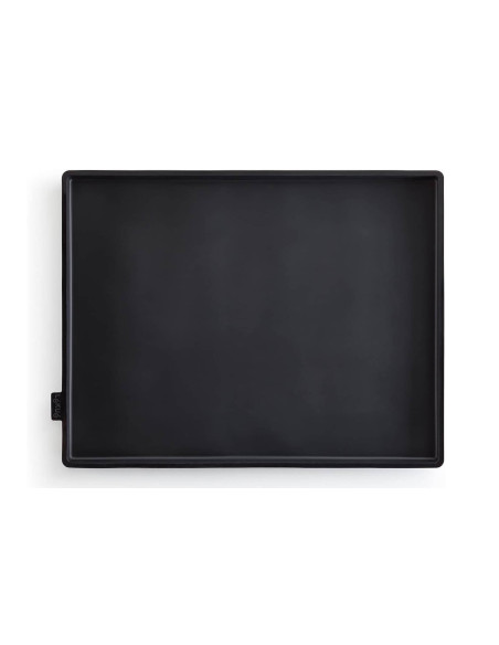 Lékué 40x30cm bakmatta i platinasilikon med kant