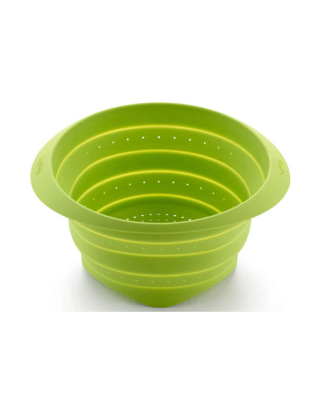 Lékué ø23cm coador retrátil de silicone Platina - Vermelho ou verde