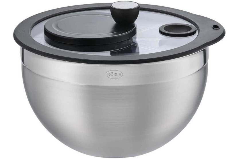 Centrifugadora de ensalada Rösle 24cm en acero inoxidable 18/10