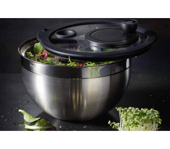 Rösle Salatschleuder 24cm aus Edelstahl 18/10 2
