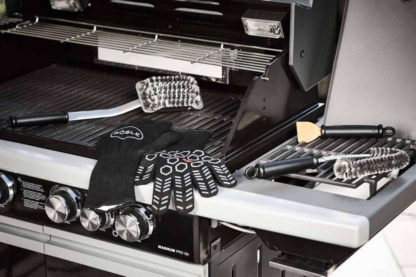 Raspador universal Rösle Scrap X para grelhadores e grelhadores de cozinha