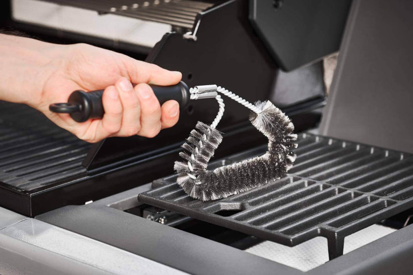 Vinklet rengøringsbørste Rösle Gap X 29,5 cm til grill