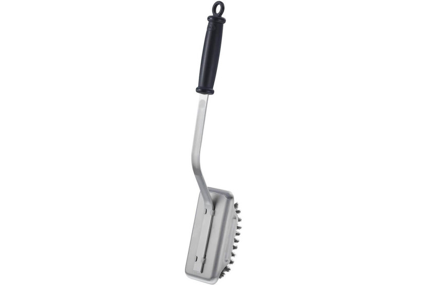 Escova de limpeza Rösle Slide X 47cm para churrasco com cabeça intermutável
