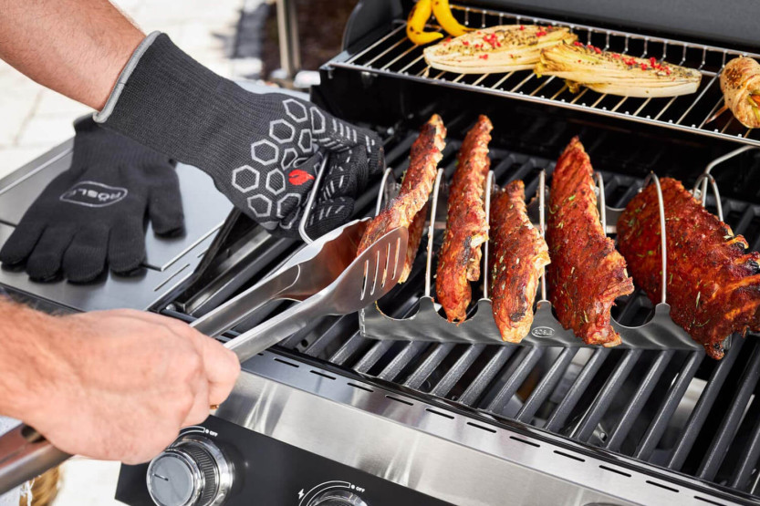 Pinzas para barbacoa Rösle premium 47cm en acero inoxidable 18/10
