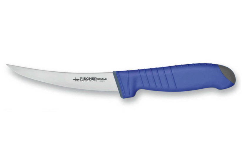 Halbflexibles Ausbeinmesser 13cm Fischer SANDVIK Ultra-Komfort-Griff